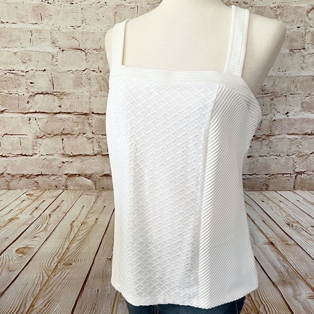 Deletta Anthropologie textured tank top